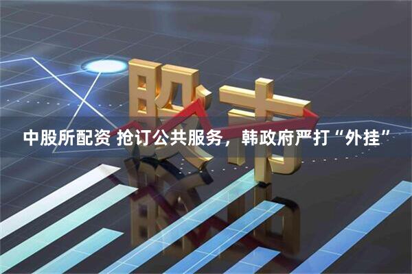 中股所配资 抢订公共服务，韩政府严打“外挂”